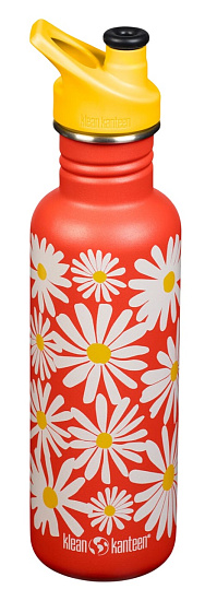 Бутылка Klean Kanteen New Classic Sport 0,8 Daisy - Фото 1 большая