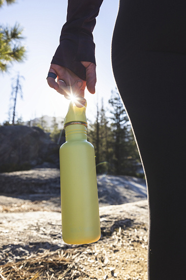 Бутылка Klean Kanteen Classic Flip Sport 0,8 Shadow Lime - Фото 7 большая
