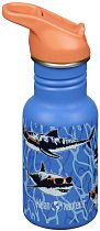 Бутылка детская Klean Kanteen Classic Narrow Flip Sport 0,355 Sharks in Shades