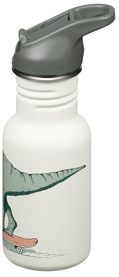 Бутылка детская Klean Kanteen Classic Narrow Flip Sport 0,355 Dino Skate - Фото 2 большая