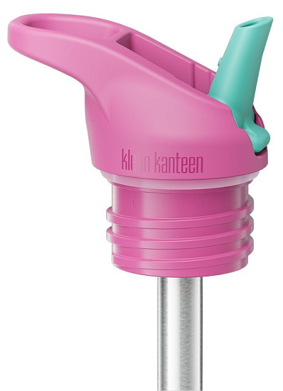 Термобутылка Klean Kanteen Rise Vac Classic Flip Sport 0,473 Pink Lemonade Kaleidoscope - Фото 4 большая