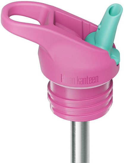 Термобутылка Klean Kanteen Rise Vac Classic Flip Sport 0,473 Pink Lemonade Kaleidoscope - Фото 5 большая