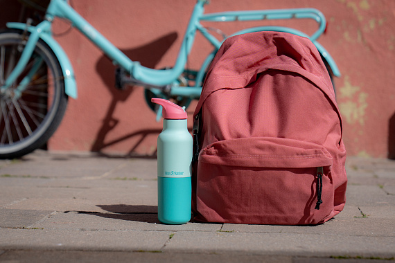 Термобутылка Klean Kanteen Rise Vac Classic Flip Sport 0,473 Bay Kaleidoscope - Фото 9 большая