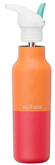 Термобутылка Klean Kanteen Rise Vac Classic Flip Sport 0,473 Marigold Kaleidoscope - Фото 2 большая