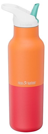 Термобутылка Klean Kanteen Rise Vac Classic Flip Sport 0,473 Marigold Kaleidoscope - Фото 3 большая