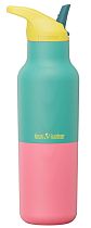 Термобутылка Klean Kanteen Rise Vac Classic Flip Sport 0,473 Turquoise Kaleidoscope