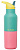 Термобутылка Klean Kanteen Rise Vac Classic Flip Sport 0,473 Turquoise Kaleidoscope - Фото 1 малая