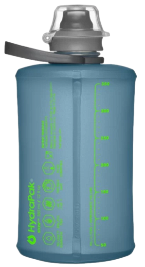 Мягкая фляга для воды Hydrapak Stow 0,35 Синяя - Фото 2 большая