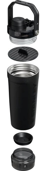 Термокружка-Шейкер Stanley Activate 0,59L Чёрный - Фото 3 большая