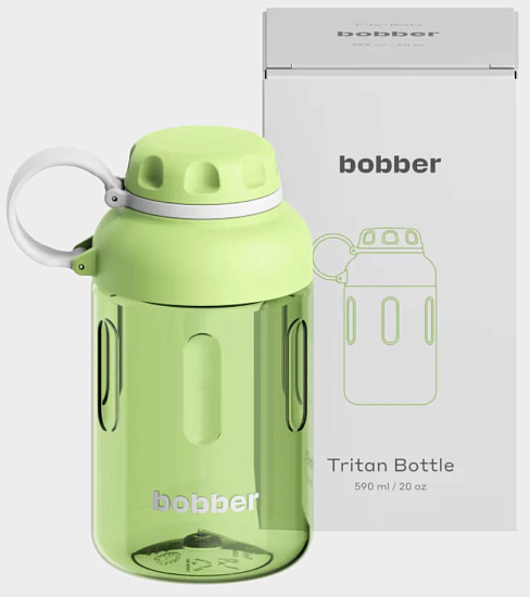 Бутылка Bobber Tritan-590 Mint Cooler - Фото 4 большая