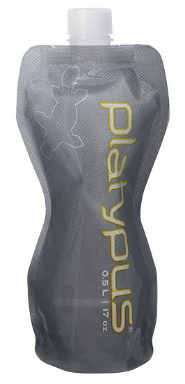 Фляга Platypus SoftBottle 0.5 (обычная крышка) Gray - Фото 1 большая