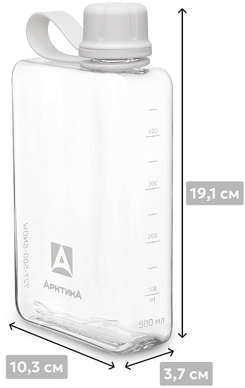 Бутылка Арктика Тритановая 727-500 Cнег - Фото 4 большая