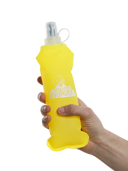 Фляга Wonder Trail Soft Жёлтый 500мл - Фото 2 большая