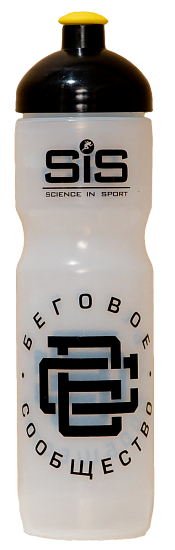 Фляга SIS Беговое Сообщество 400 мл Black - Фото 1 большая