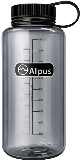 Тритановая бутылка Alpus ALP923 1000мл Серая - Фото 1 большая