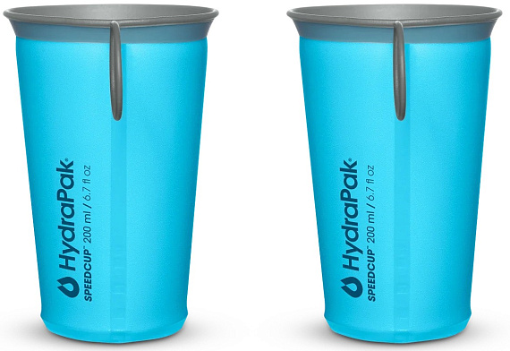 Набор мягких стаканов HydraPak SpeedCup 200мл Malibu Blue (2шт) - Фото 3 большая