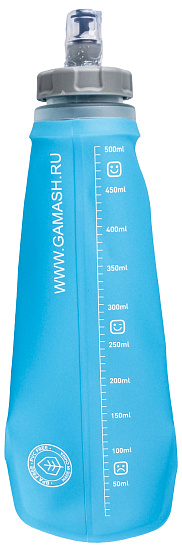 Бутылка мягкая Gamash (широкое горло, мягкое дно) 500мл - Фото 2 большая