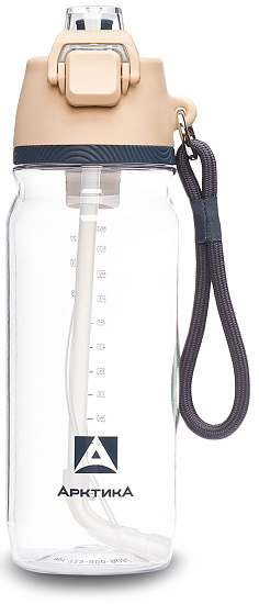 Бутылка Арктика Тритановая 723-800 Песок - Фото 1 большая