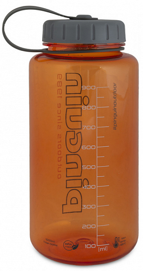 Фляга Pinguin Tritan Fat 1.0 л Orange - Фото 1 большая