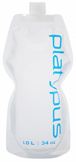 Фляга Platypus Softbottle обычная крышка 1,0 Platy Logo - Фото 1 большая