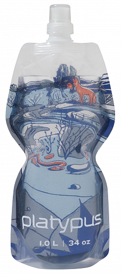 Фляга Platypus Softbottle крышка-дозатор 1,0 Arroyo - Фото 1 большая