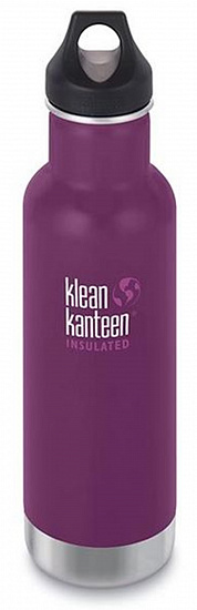 Термобутылка Klean Kanteen Classic Loop 20oz Winter Plum - Фото 1 большая