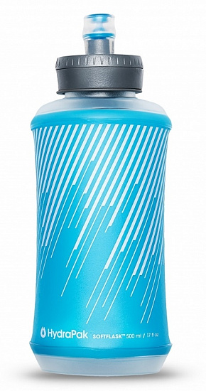 Бутылка HydraPak Softflask 500 Malibu Blue - Фото 1 большая
