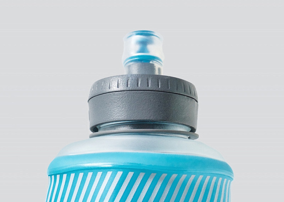 Бутылка HydraPak Softflask 500 Malibu Blue - Фото 4 большая