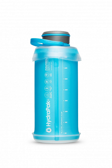 Бутылка HydraPak Stash 750 Mammoth Grey - Фото 4 большая