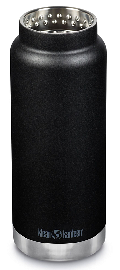 Термобутылка Klean Kanteen TKWide Chug Cap 0,946 Black - Фото 3 большая