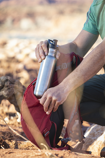 Бутылка Klean Kanteen New Classic Sport 0,8 Brushed Stainless - Фото 13 большая