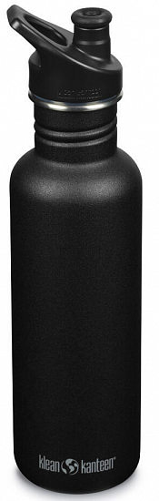 Бутылка Klean Kanteen New Classic Sport 0,8 Black - Фото 1 большая