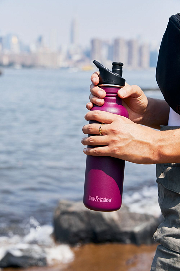 Бутылка Klean Kanteen New Classic Sport 0,8 Purple Potion - Фото 5 большая