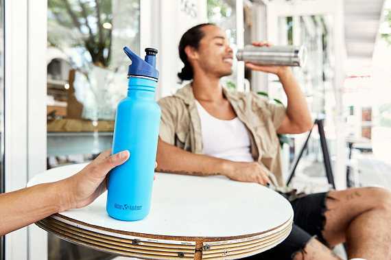Бутылка Klean Kanteen New Classic Sport 0,8 Hawaiian Ocean - Фото 6 большая