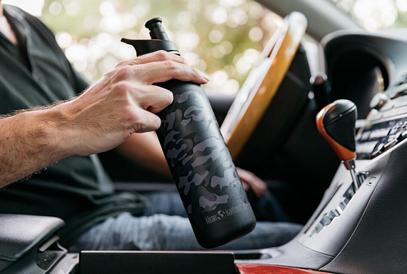 Бутылка Klean Kanteen New Classic Sport 0,8 Black Camo - Фото 5 большая