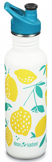 Бутылка Klean Kanteen New Classic Sport 0,8 Lemons - Фото 1 большая