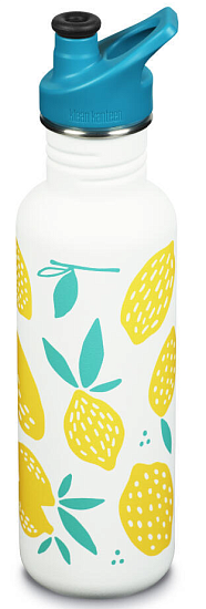 Бутылка Klean Kanteen New Classic Sport 0,8 Lemons - Фото 2 большая