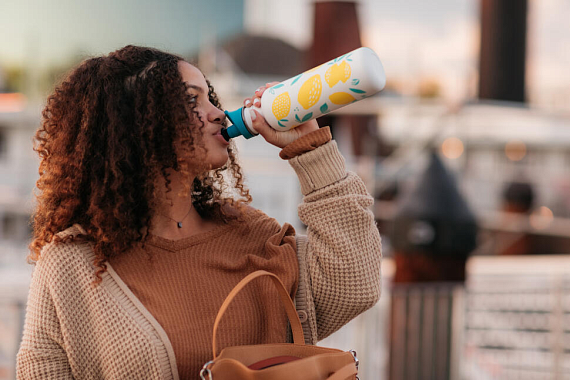 Бутылка Klean Kanteen New Classic Sport 0,8 Lemons - Фото 4 большая