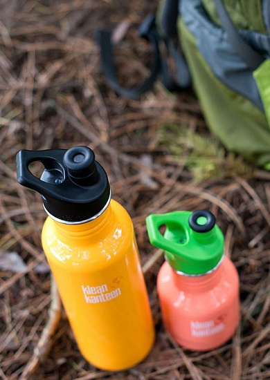 Крышка Klean Kanteen Kid Classic Sport Cap 3.0 Green - Фото 2 большая
