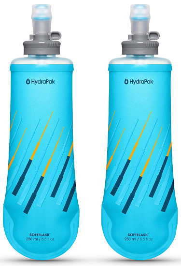 Комплект фляг HydraPak SoftFlask 0,25L (2шт) Голубой - Фото 1 большая