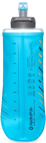 Фляга HydraPak SoftFlask Speed 0,5L Голубой - Фото 2 большая