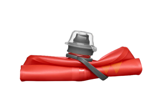 Мягкая фляга для воды Hydrapak Stow 1,0 Красная - Фото 3 большая