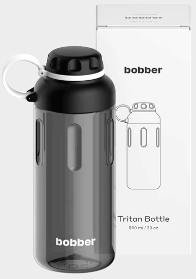Бутылка Bobber Tritan-890 Black Coffee - Фото 3 большая