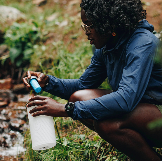 Бутылка HydraPak Flux Filter Kit 1,5L Прозрачный - Фото 5 большая