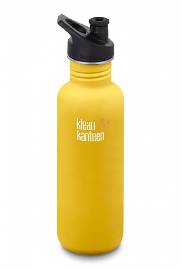 Бутылка Klean Kanteen Classic Sport 27oz Lemon Curry - Фото 1 большая