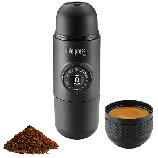 Кофемашина WACACO Minipresso GR Black - Фото 2 большая
