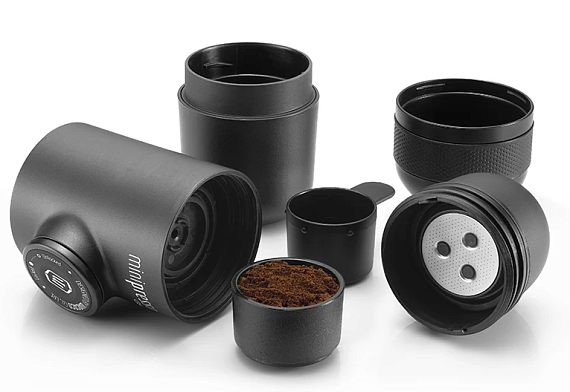 Кофемашина WACACO Minipresso GR Black - Фото 3 большая