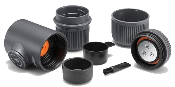 Кофемашина WACACO Nanopresso Yellow/Patrol - Фото 2 большая