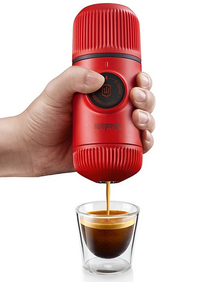 Кофемашина WACACO Nanopresso Red/Patrol - Фото 5 большая