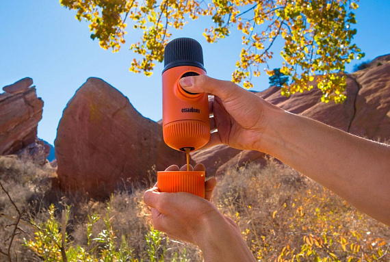 Кофемашина WACACO Nanopresso Orange/Patrol - Фото 4 большая